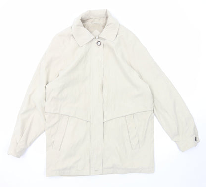 Berkertex Womens Ivory Jacket Size 10 Zip