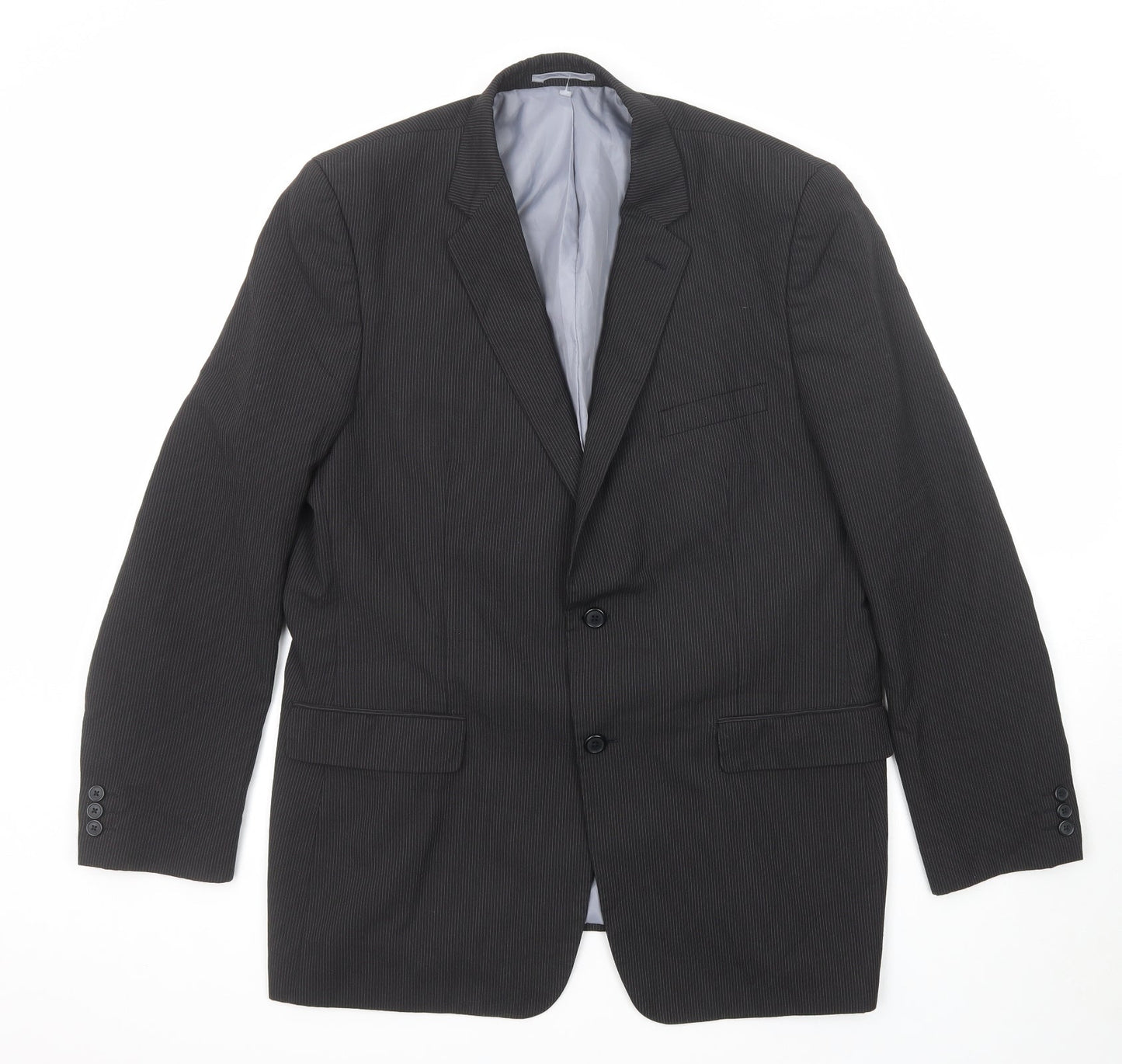 Mens UK Size 44 BHS Regular Black Suit Jacket