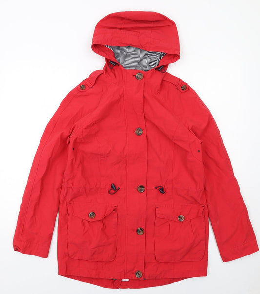 Per Una Womens Red Jacket Size 8 Zip