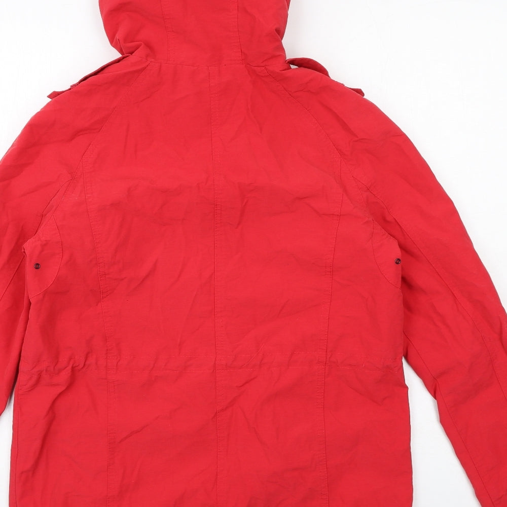 Per Una Womens Red Jacket Size 8 Zip