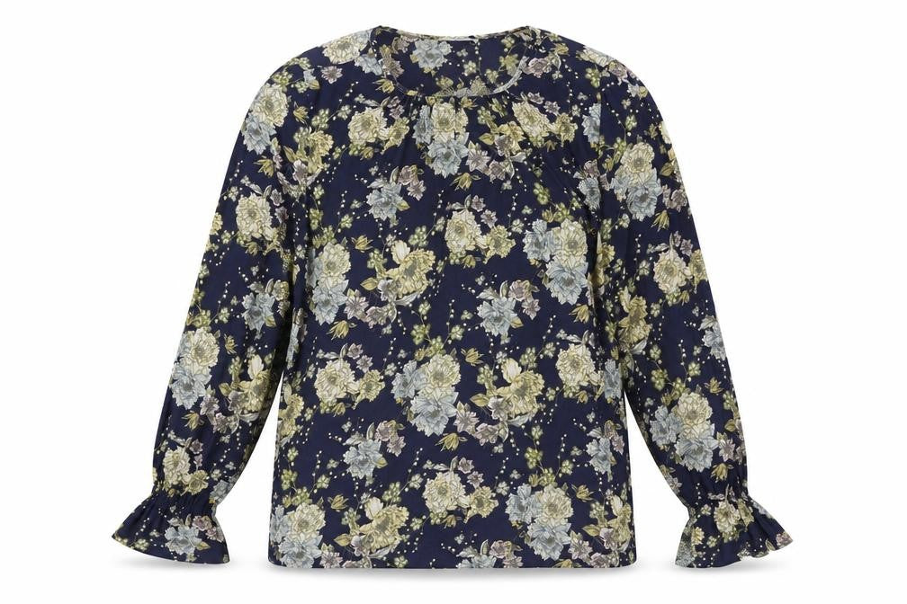 Womens UK Size 8 H&M Blue Basic Blouse