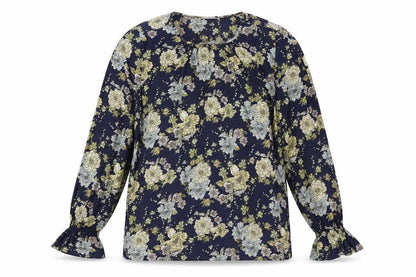 Womens UK Size 8 H&M Blue Basic Blouse