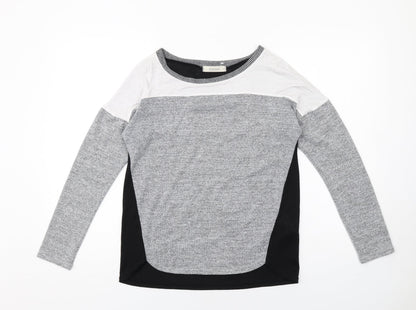 Womens UK Size XS Oasis Grey Pullover Jumper