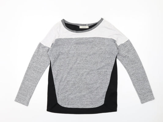 Womens UK Size XS Oasis Grey Pullover Jumper