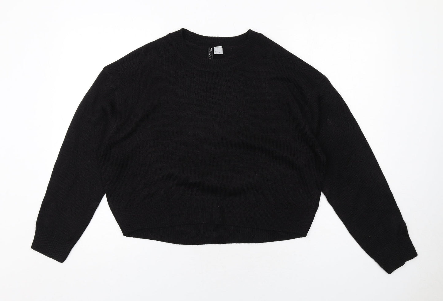 Womens UK Size S H&M Black Pullover Jumper