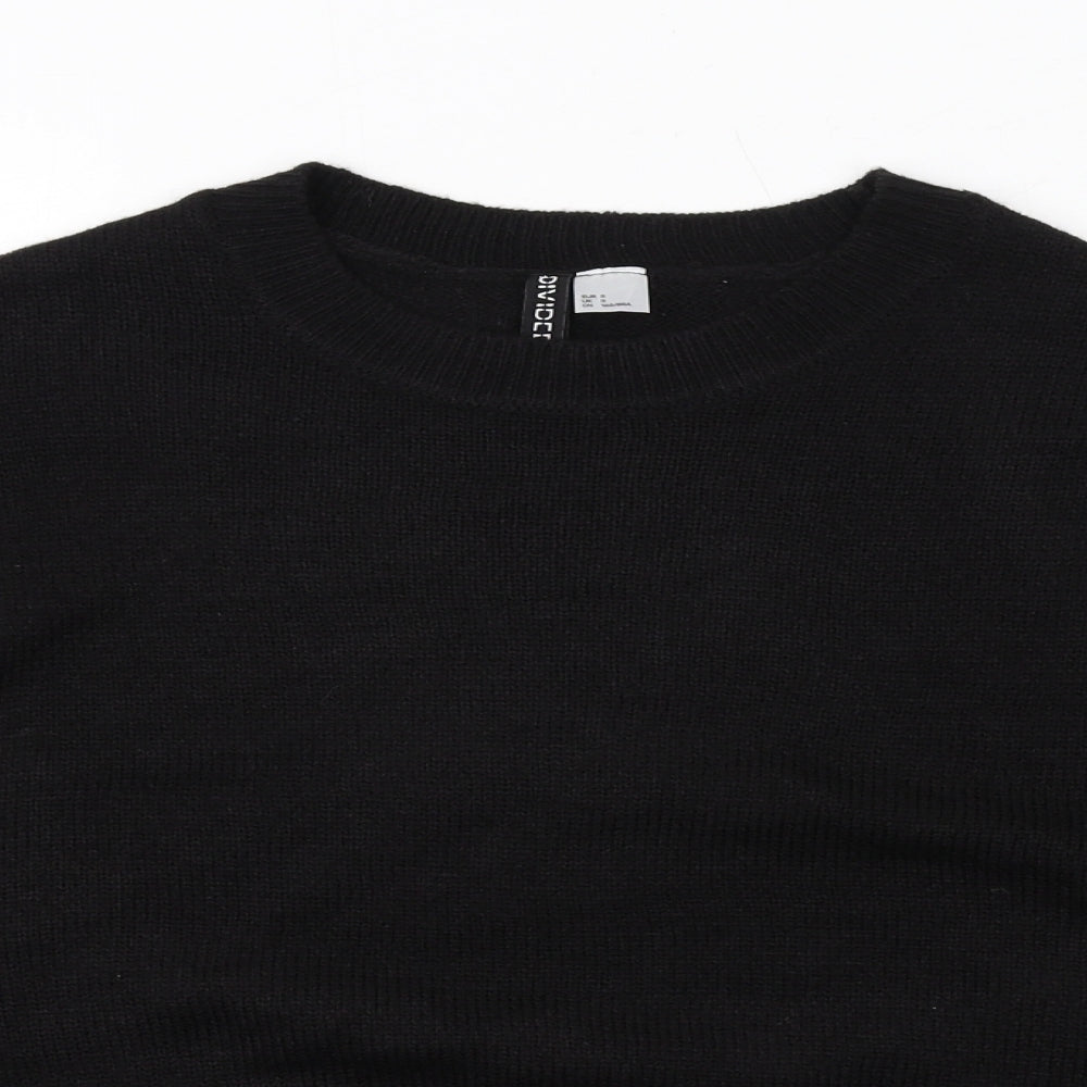 Womens UK Size S H&M Black Pullover Jumper