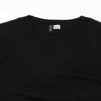Womens UK Size S H&M Black Pullover Jumper