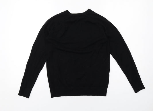 Womens UK Size M Dunnes Stores Black Pullover Jumper