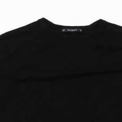 Womens UK Size M Dunnes Stores Black Pullover Jumper