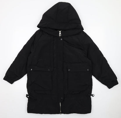 Vadaini Womens Black Jacket Size S Zip