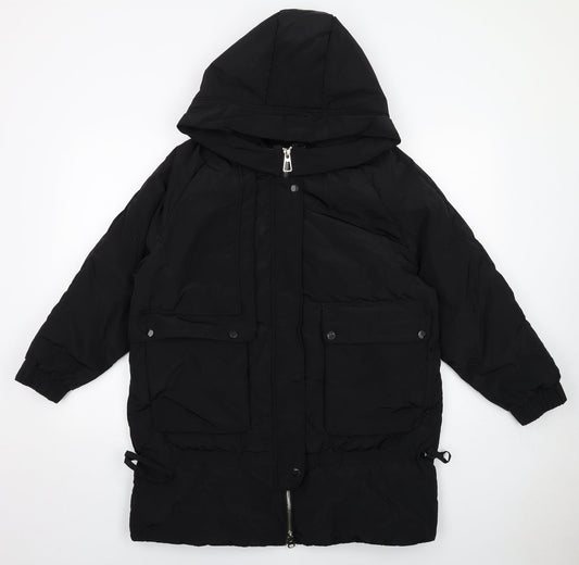 Vadaini Womens Black Jacket Size S Zip