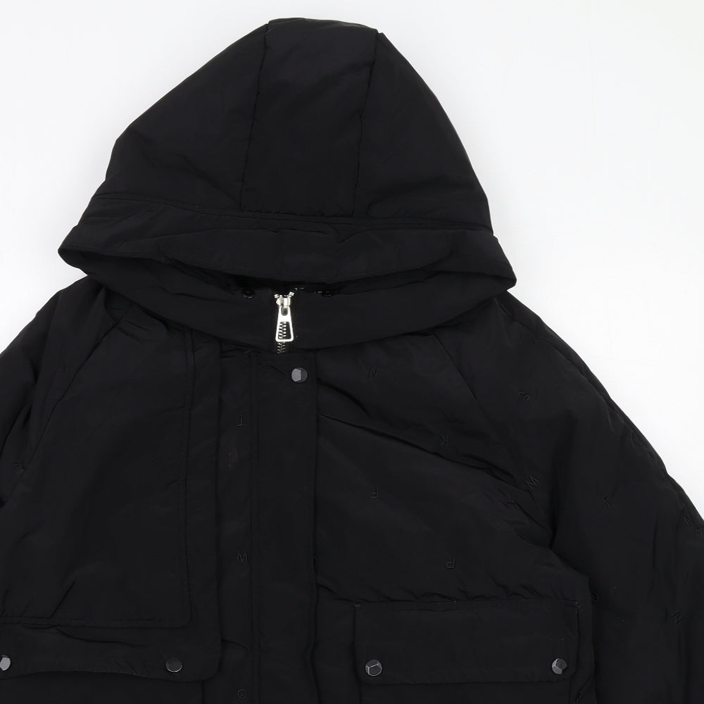 Vadaini Womens Black Jacket Size S Zip