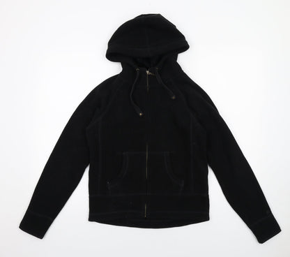 Berghaus Womens Black Polyester Full Zip Hoodie Size 10 Zip