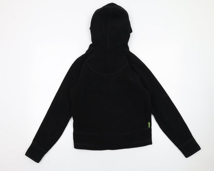 Berghaus Womens Black Polyester Full Zip Hoodie Size 10 Zip