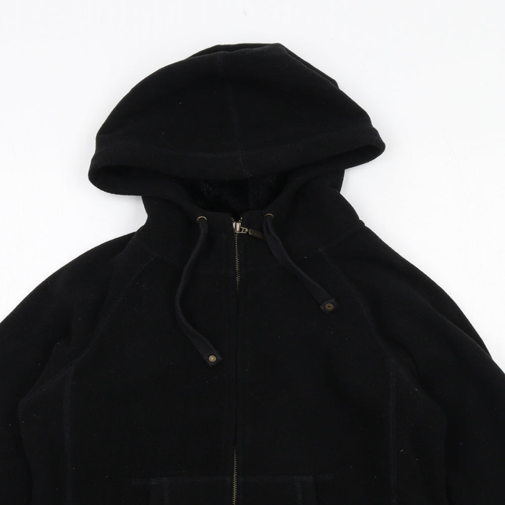 Berghaus Womens Black Polyester Full Zip Hoodie Size 10 Zip
