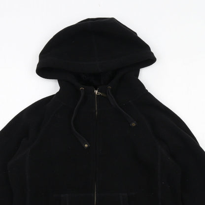 Berghaus Womens Black Polyester Full Zip Hoodie Size 10 Zip