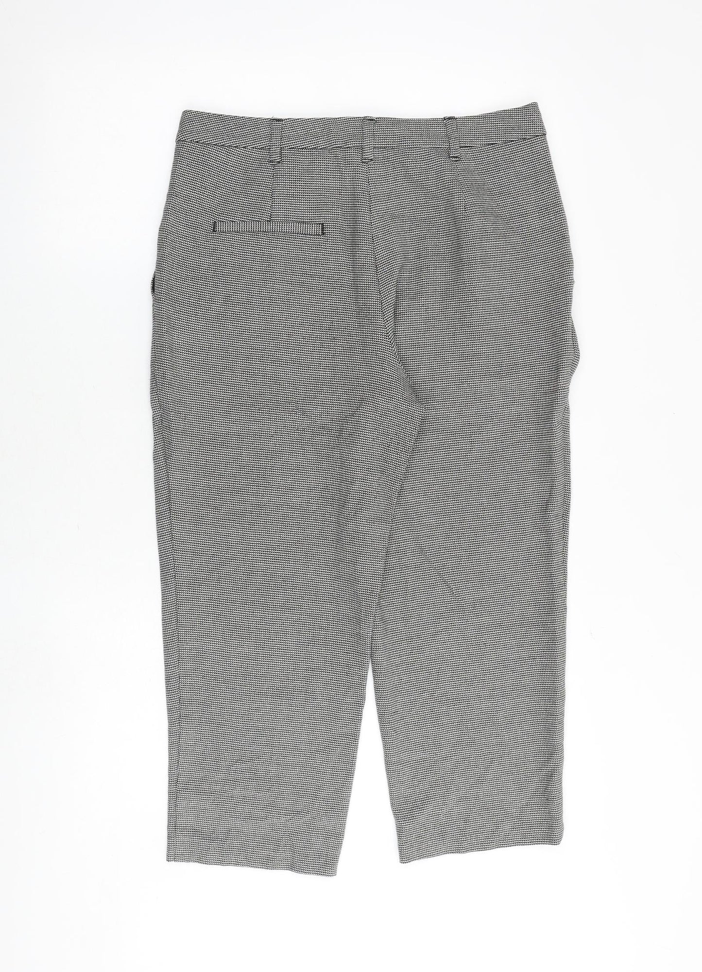 Womens UK Size 12 Marks and Spencer Regular Fit  Grey Trousers