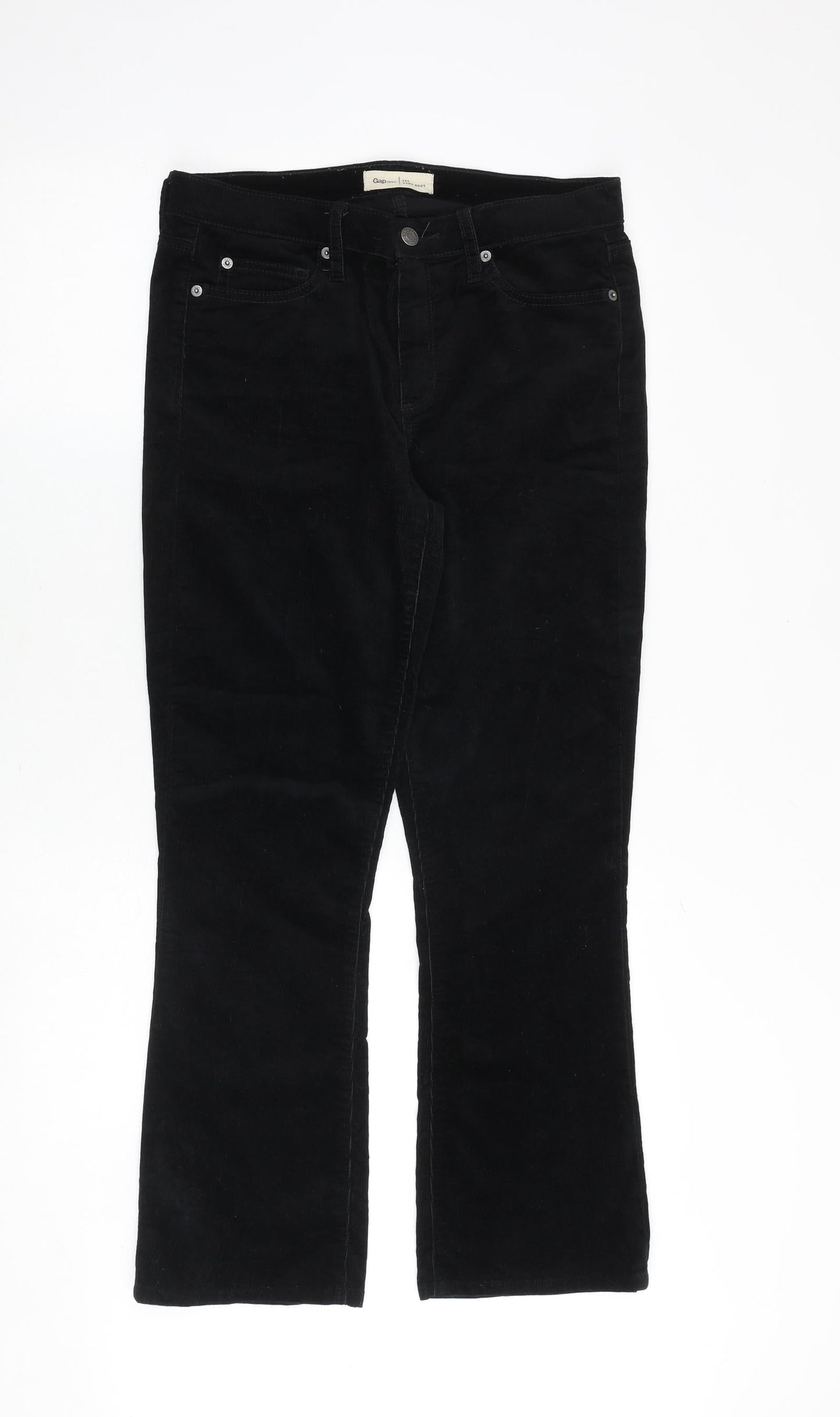 Womens UK Size 29 in Gap Regular Fit  Black Trousers
