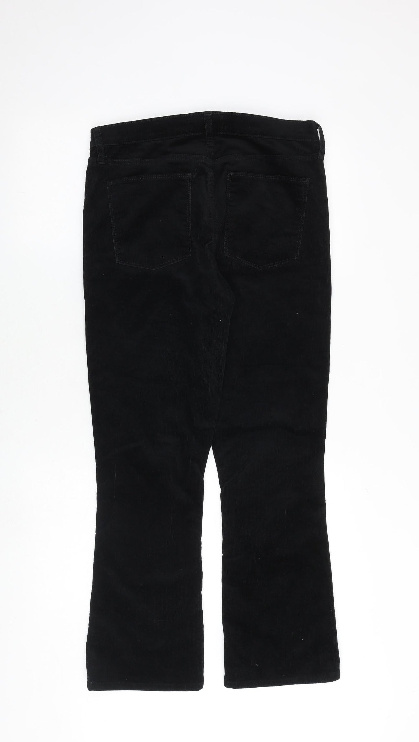 Womens UK Size 29 in Gap Regular Fit  Black Trousers