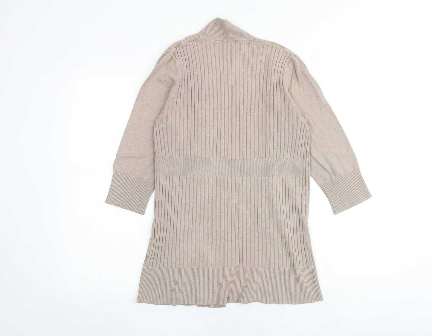 Womens UK Size 12 M&Co Brown Cardigan Jumper