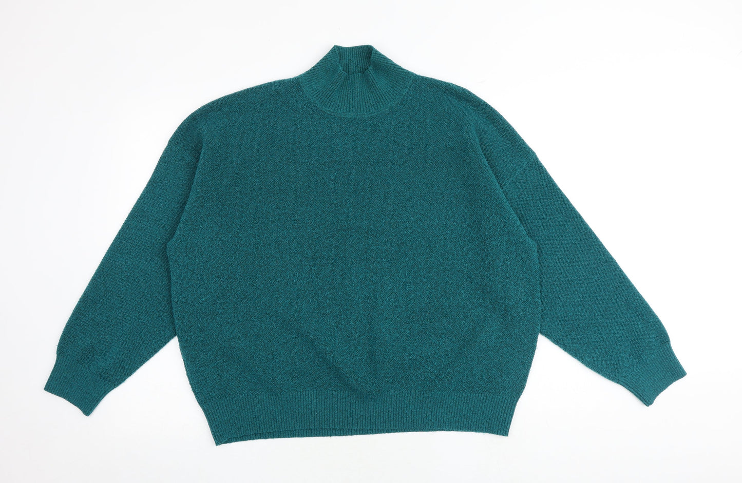 Womens UK Size L Marks and Spencer Green Pullover Jumper
