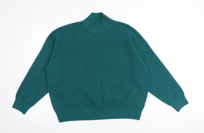 Womens UK Size L Marks and Spencer Green Pullover Jumper