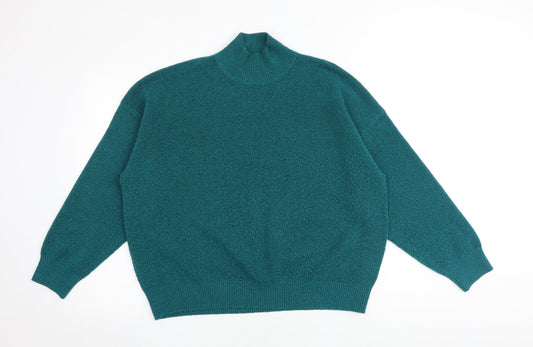Womens UK Size L Marks and Spencer Green Pullover Jumper