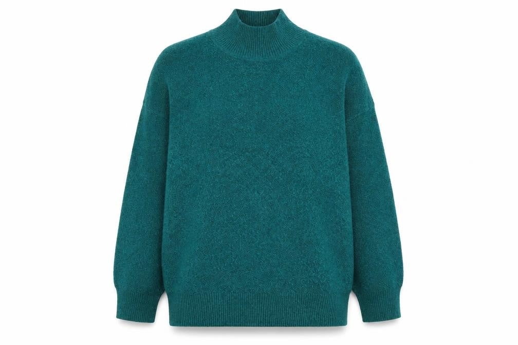 Womens UK Size L Marks and Spencer Green Pullover Jumper