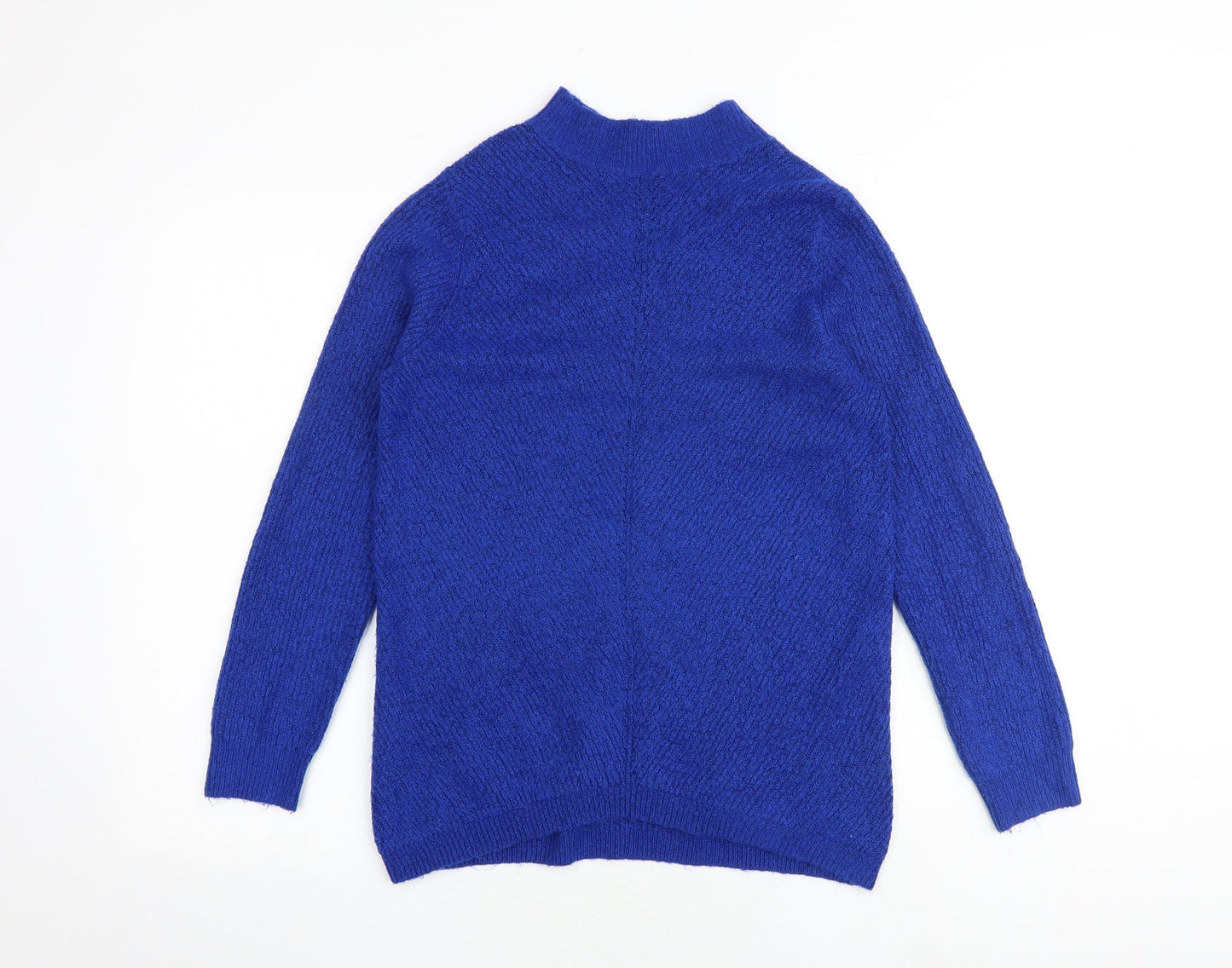 Womens UK Size 12 M&Co Blue Pullover Jumper