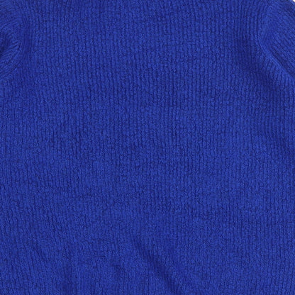 Womens UK Size 12 M&Co Blue Pullover Jumper