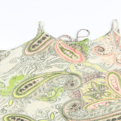 Womens UK Size 14 NEXT Multicoloured Basic Blouse