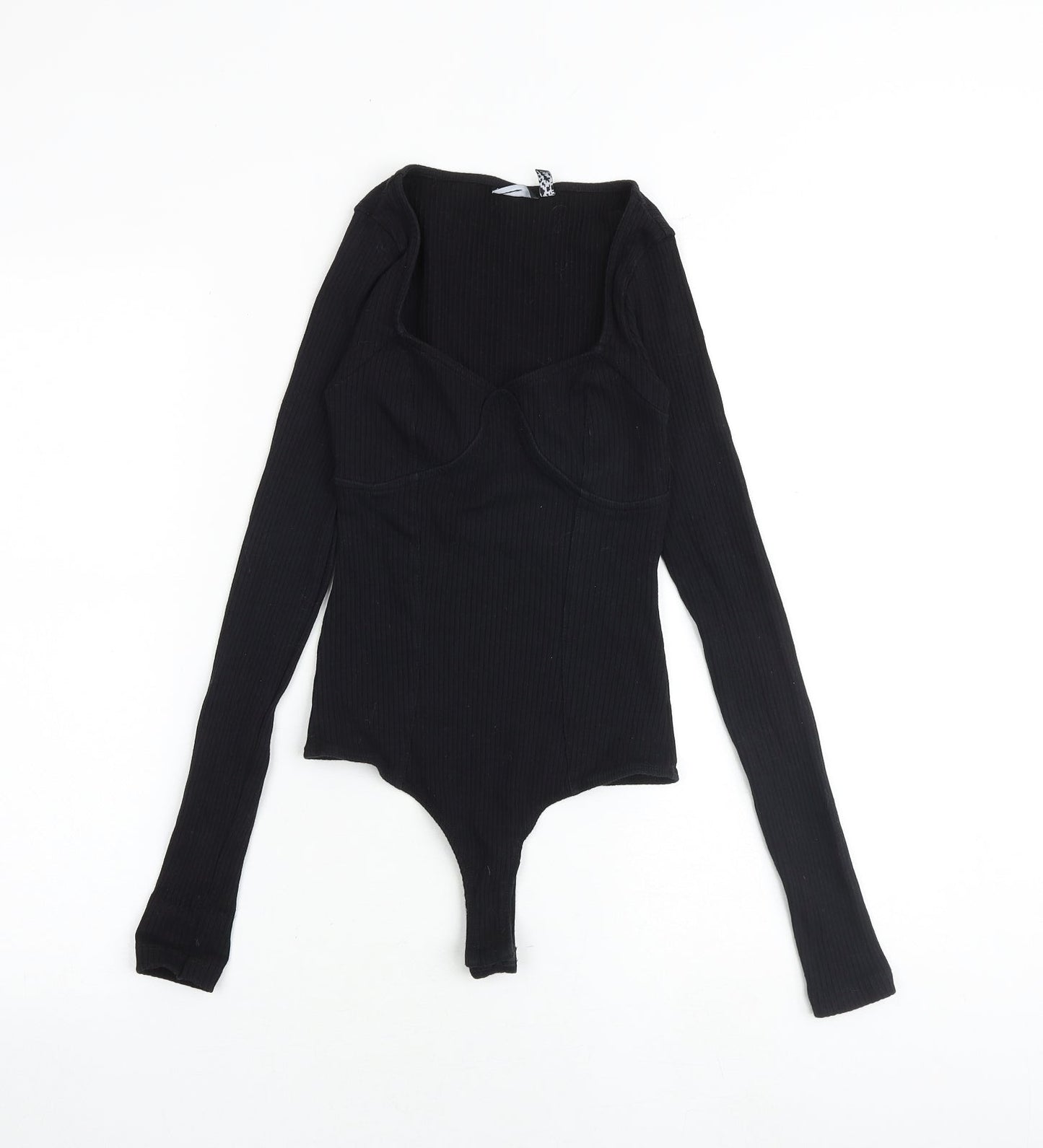 Womens UK Size 6 ASOS One-Piece Black Bodysuit