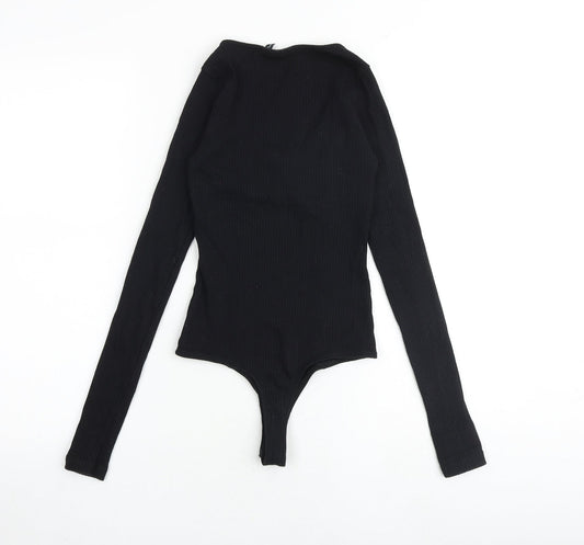 Womens UK Size 6 ASOS One-Piece Black Bodysuit