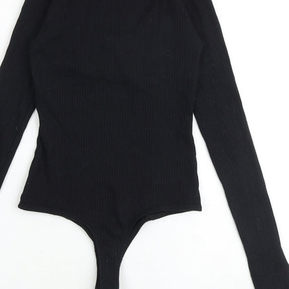Womens UK Size 6 ASOS One-Piece Black Bodysuit