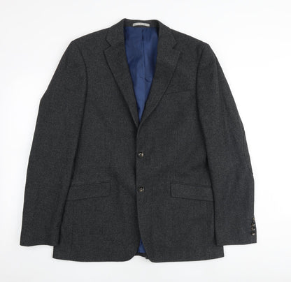 Mens UK Size 40 Marks and Spencer Regular Grey Suit Jacket