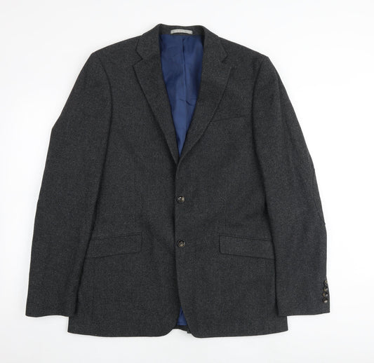 Mens UK Size 40 Marks and Spencer Regular Grey Suit Jacket