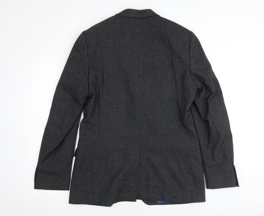 Mens UK Size 40 Marks and Spencer Regular Grey Suit Jacket
