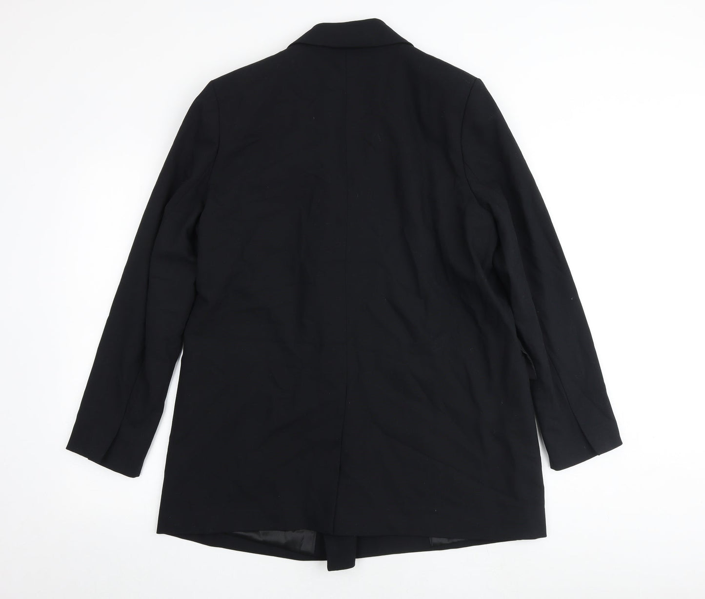 Marks and Spencer Womens Black Polyester Jacket Suit Jacket Size 14