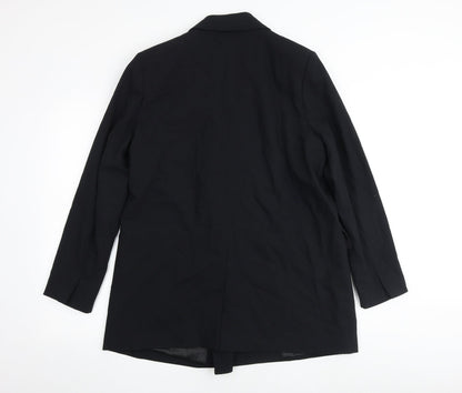 Marks and Spencer Womens Black Polyester Jacket Suit Jacket Size 14
