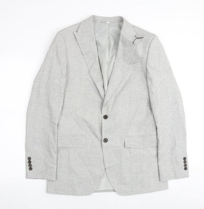 Mens UK Size 38 Marks and Spencer Regular Grey Suit Jacket