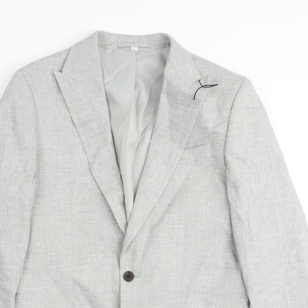 Mens UK Size 38 Marks and Spencer Regular Grey Suit Jacket
