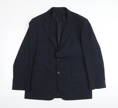 Mens UK Size 42 Marks and Spencer Regular Blue Suit Jacket