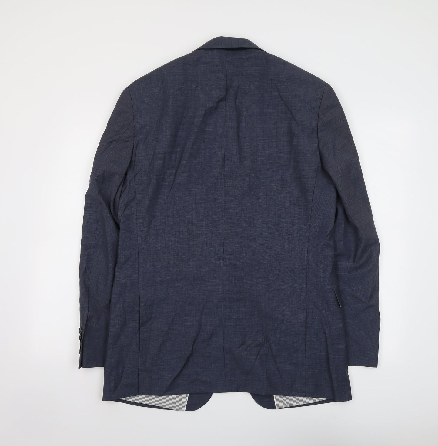 Mens UK Size 40 Marks and Spencer Regular Blue Suit Jacket