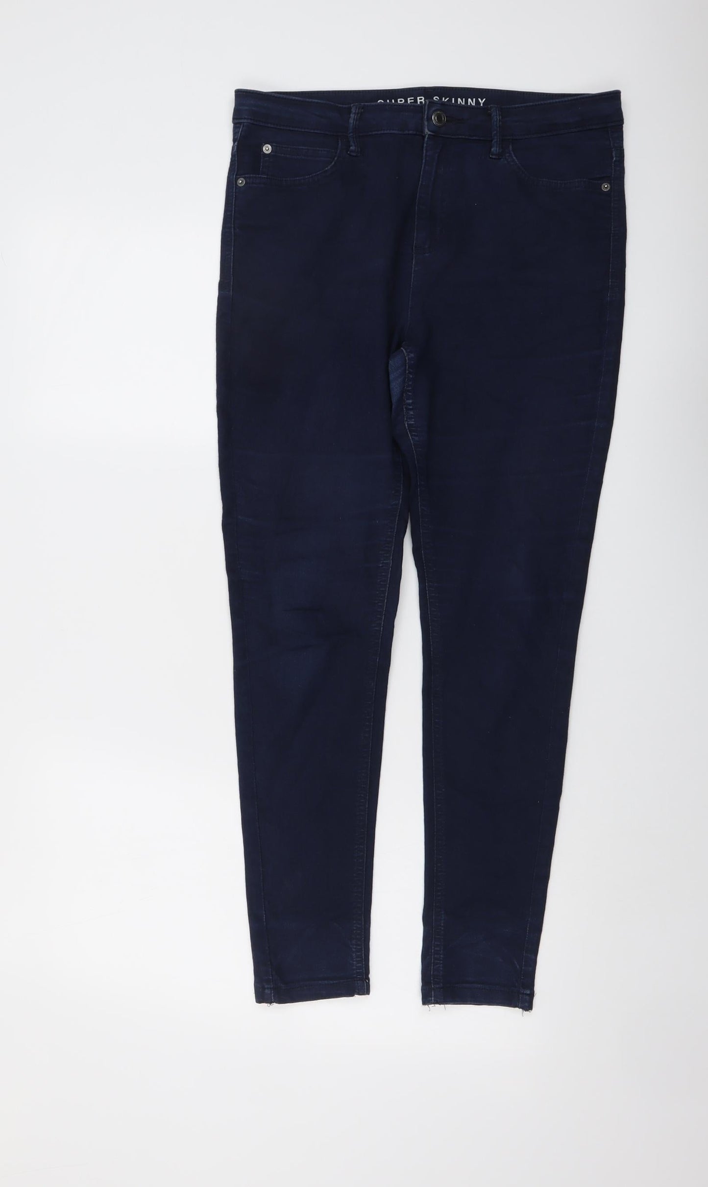 Womens UK Size 12 Marks and Spencer Regular Fit Skinny Blue Jeans