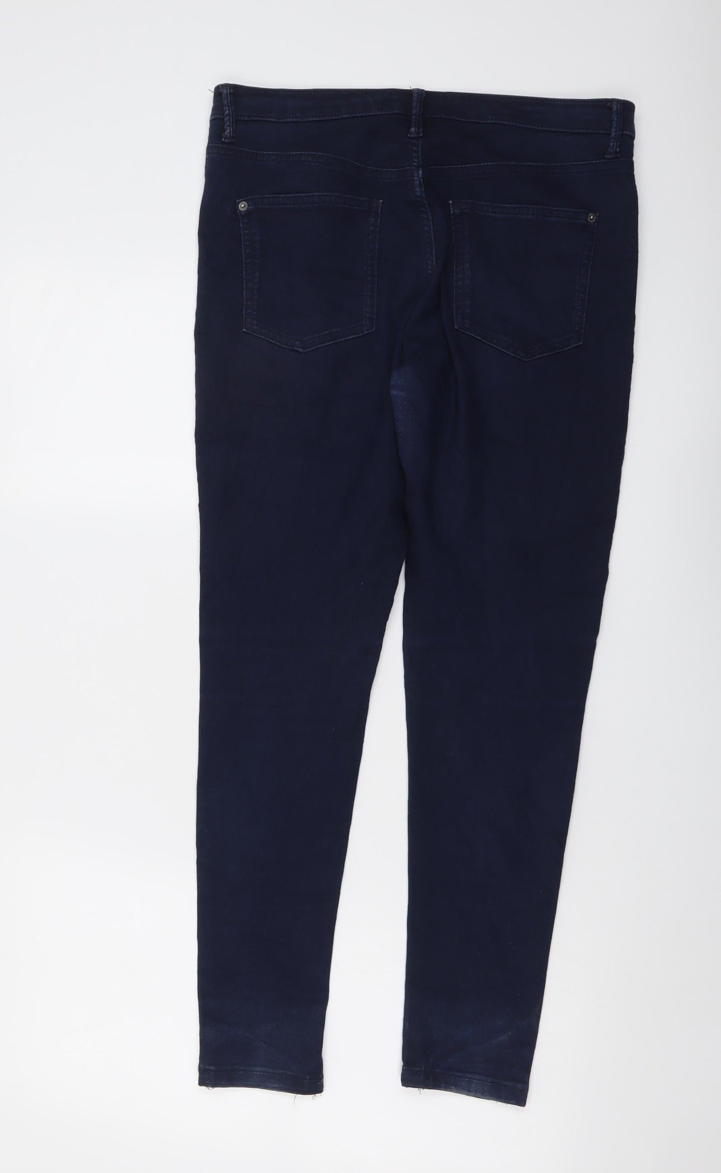 Womens UK Size 12 Marks and Spencer Regular Fit Skinny Blue Jeans