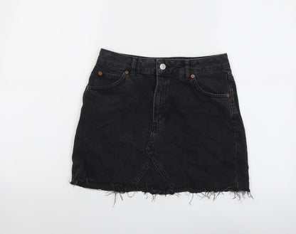 Womens UK Size 10 Topshop Mini Denim Skirt