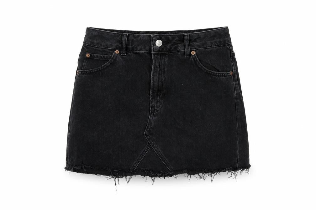 Womens UK Size 10 Topshop Mini Denim Skirt