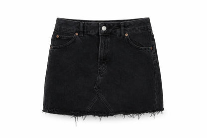 Womens UK Size 10 Topshop Mini Denim Skirt