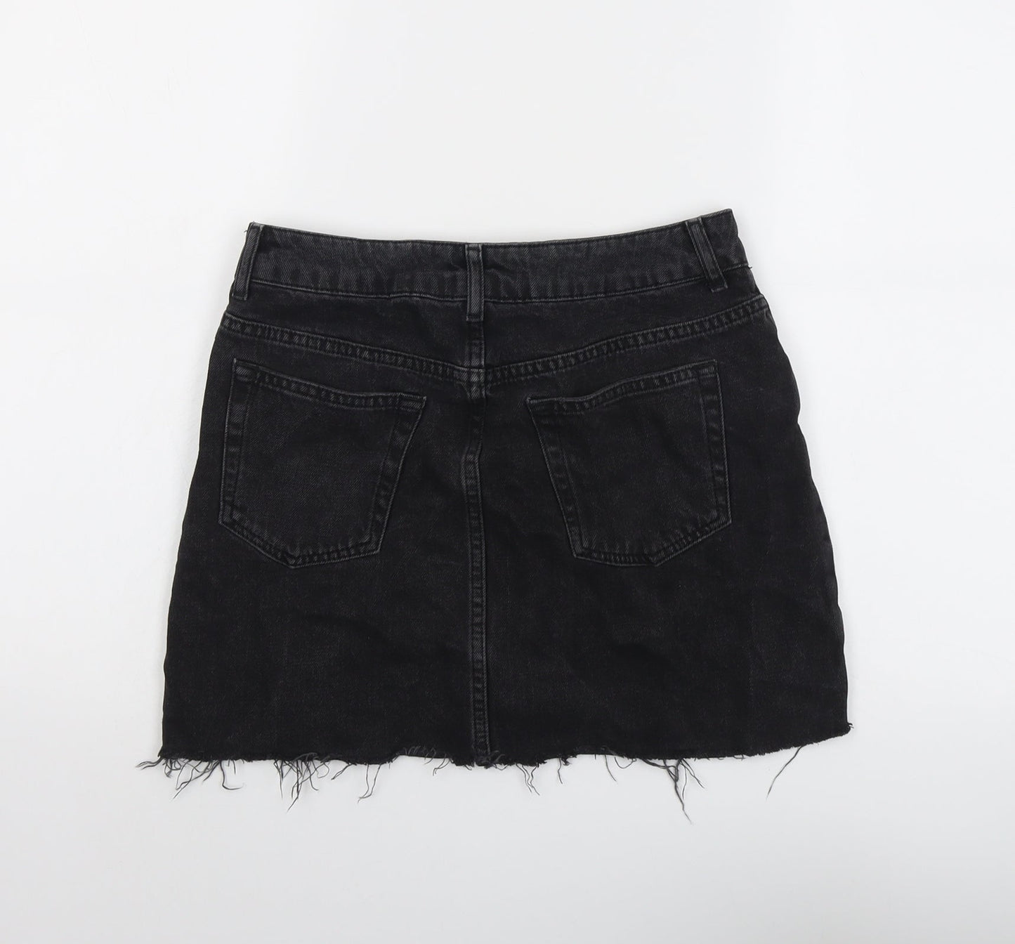 Womens UK Size 10 Topshop Mini Denim Skirt