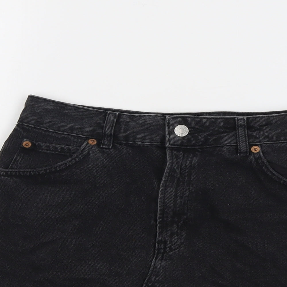 Womens UK Size 10 Topshop Mini Denim Skirt